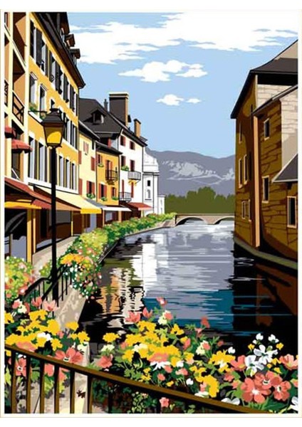 Goblen 45X60CM - Annecy Şehri