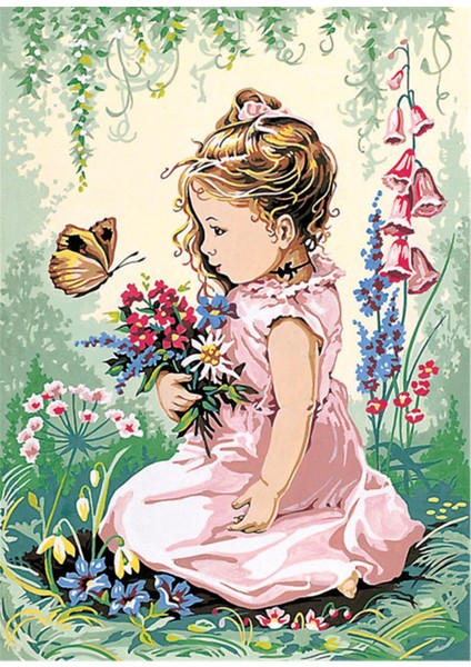GOBLEN 45X60CM- Elise ve Kelebek