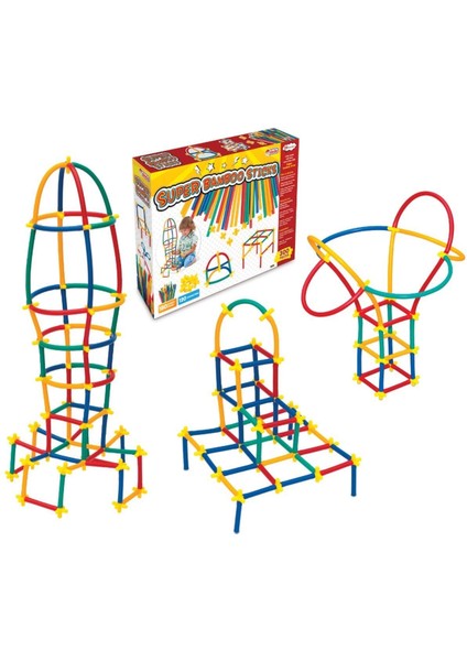 03462 Dede, Süper Bambu Çubuklar - 300 Parça / +3 Yaş