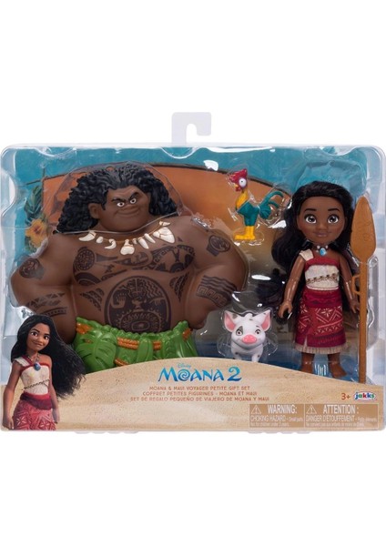 Jkp 237556 Disney Moana - 15 cm Maui & Moana ve Arkadaşları Set