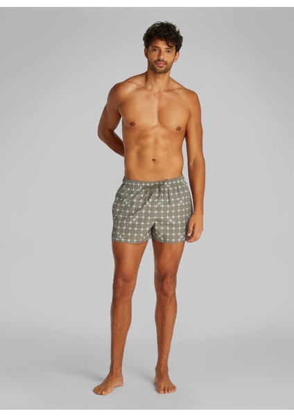 Yeşil Erkek Şort Mayo KM0KM011720H8