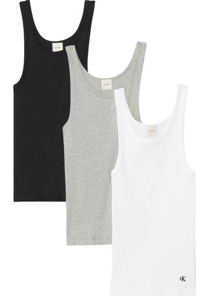 Calvın Kleın Scoop Neck Cotton Tank 3pk Atlet fiyatları