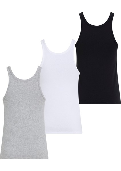 Calvın Kleın Scoop Neck Cotton Tank 3pk Atlet modelleri
