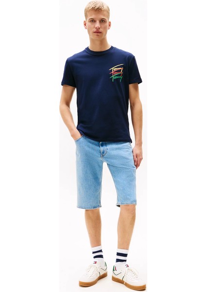 Tommy Hılfıger Tjm Reg Twısted Sıgntr Tee Ext modelleri