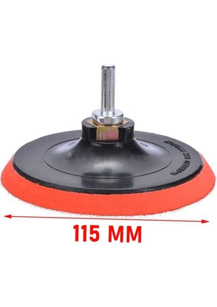 Cırt Zımpara Seti + Matkap Aparatı + Gözlük 115 Mm(40 Parça)