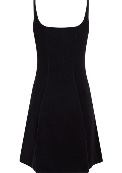Calvın Kleın Woven Label Sweater Dress