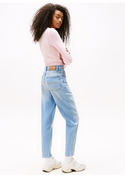 Tommy Hılfıger Mom Jean Uh Tpr BI0112 Co Jeans fırsatları