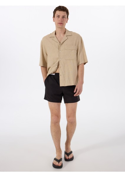 Siyah Erkek Şort Mayo Atoll