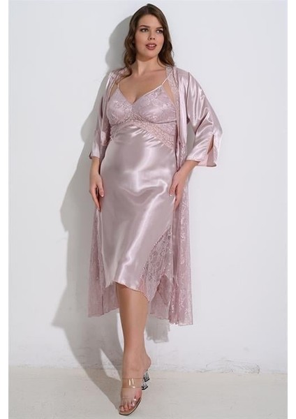 2'li Pudra Sabahlık Takımı Bigsize 6220 fırsatları