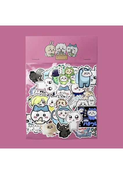 Chiikawa Sticker Paketi -Bullet Journal - Ajanda - Planner - Defter - Laptop Etiket Çıkartma Çok Renkli 10 x 15 Paket Boyutu 3 x 5 cm Stickerlar Paket Içeriği 25 Adet Dadi Ramba Sticker