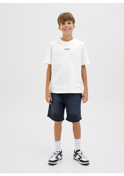 Baskılı Beyaz Erkek Çocuk T-Shirt 12278705