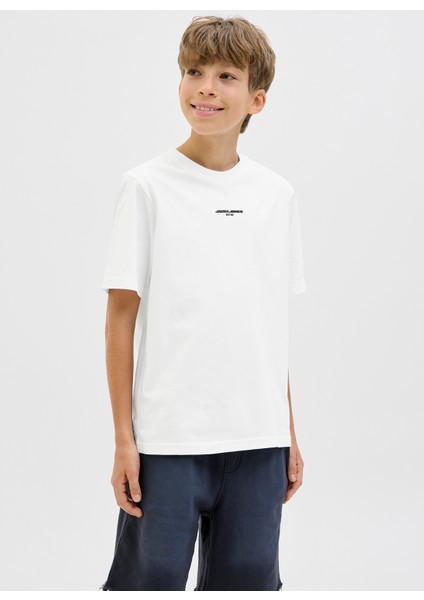 Baskılı Beyaz Erkek Çocuk T-Shirt 12278705 fiyatları