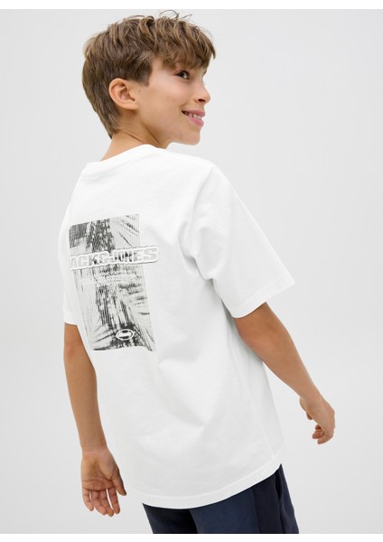 Baskılı Beyaz Erkek Çocuk T-Shirt 12278705 fırsatları