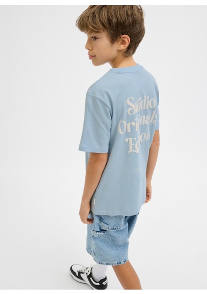 Baskılı Açık Mavi Erkek Çocuk T-Shirt 12278373 fırsatları