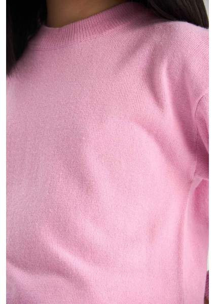 Kız Çocuk Hello Kitty Relax Fit Bisiklet Yaka Kısa Kollu Tişört F5389A825HS