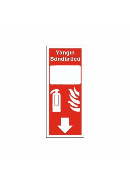 Yangın Söndürücü Sticker 20X28 cm