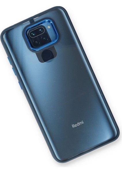 Xiaomi Redmi Note 9 Kılıf Dora Kapak - Mavi Bstmy