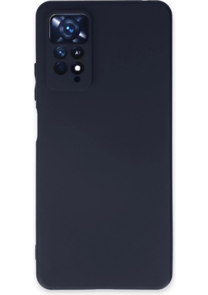 Xiaomi Redmi Note 11 Pro Kılıf First Silikon - Lacivert Bstmy