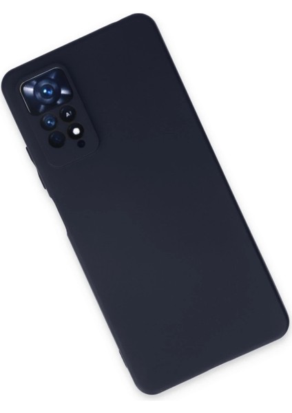 Xiaomi Redmi Note 11 Pro Kılıf First Silikon - Lacivert Bstmy
