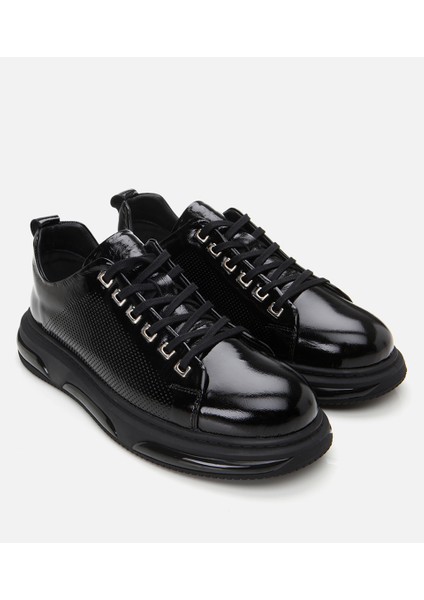 02AYH305940A100 ERKEK Rugan Deri Siyah Hafif Tabanlı Spor Ayakkabı fiyatları