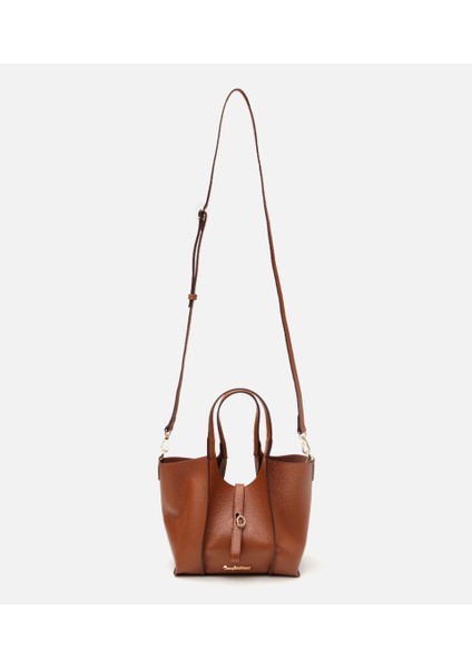 03CAH309420A370 KADIN Deri Taba Kilit Detaylı Tote Çanta fiyatları