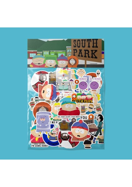 South Park Sticker Paketi -Bullet Journal - Ajanda - Planner - Defter - Laptop Etiket Çıkartma Çok Renkli 10 x 15 Paket Boyutu 3 x 5 cm Stickerlar Paket Içeriği 25 Adet Dadi Ramba Sticker