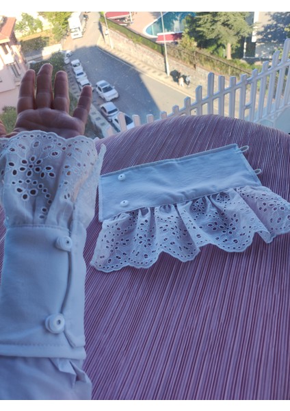 Beyaz Güpürlü Seyyar Uzatıcı Kolluk fırsatları