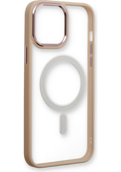 Iphone 13 Pro Max Kılıf Room Magneticsafe Silikon - Pudra Bstmy