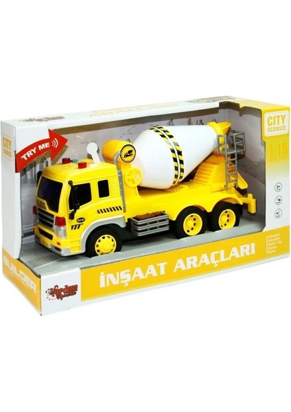 WY310B-C-D 1:16 Sürtmeli Sesli Işıklı Damperli Kamyon