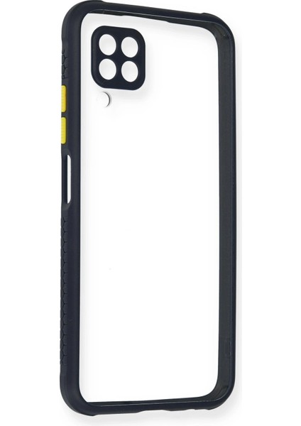 Huawei P40 Lite Kılıf Miami Şeffaf Silikon - Lacivert Bstmy