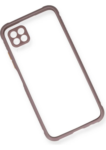 Huawei P40 Lite Kılıf Miami Şeffaf Silikon - Açık Mor Bstmy