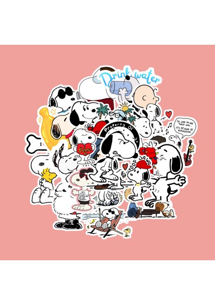 Snoopy And Joe Cool Sticker Paketi -Bullet Journal - Ajanda - Planner - Defter - Laptop Etiket Çıkartma Çok Renkli 10 x 15 Paket Boyutu 3 x 5 cm Stickerlar Paket Içeriği 25 Adet Dadi Ramba Sticker