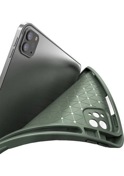 Ipad Pro 11 (2020) Kılıf Tablet Focus Silikon - Yeşil Bstmy