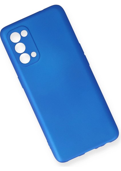Reno 5 Kılıf First Silikon - Mavi Bstmy modelleri