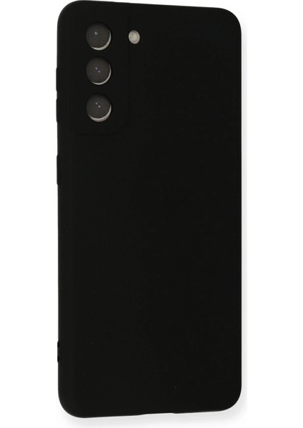 Samsung Galaxy S21 Kılıf Nano Içi Kadife Silikon - Siyah Bstmy