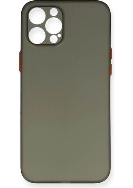 Iphone 12 Pro Max Kılıf Pp Ultra Ince Kapak - Gri Bstmy