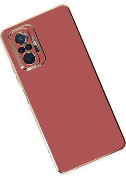 Xiaomi Redmi Note 10 Pro Kılıf Volet Silikon - Kırmızı Bstmy