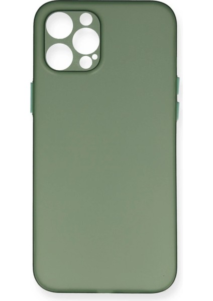 Iphone 12 Pro Max Kılıf Pp Ultra Ince Kapak - Yeşil Bstmy