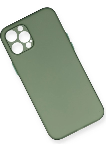 Iphone 12 Pro Max Kılıf Pp Ultra Ince Kapak - Yeşil Bstmy