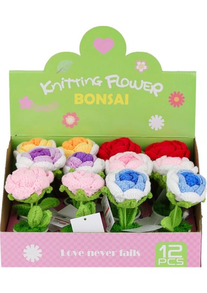 Fl-5 Kroşe Örgü Şakayık Çiçek -Birliktoys