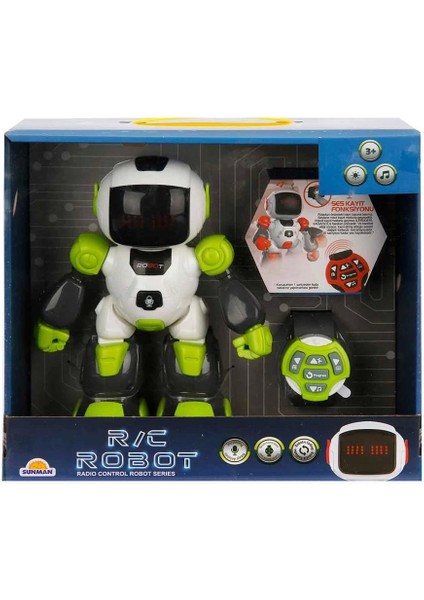 Uzaktan Kumandalı Sesli ve Işıklı Programlanabilir Robot
