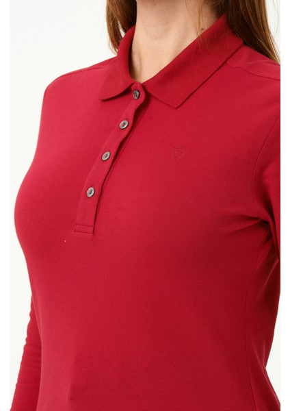 kadın Regular Fit Polo Yaka T-Shirt indirimleri