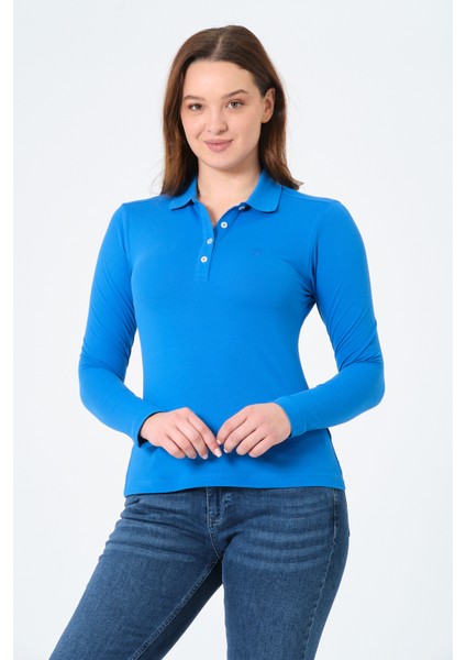 kadın Regular Fit Polo Yaka T-Shirt fiyatları