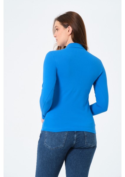 kadın Regular Fit Polo Yaka T-Shirt indirimleri