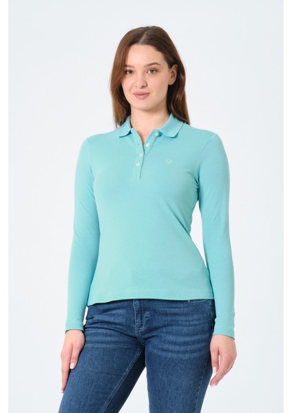 kadın Regular Fit Polo Yaka T-Shirt fiyatları