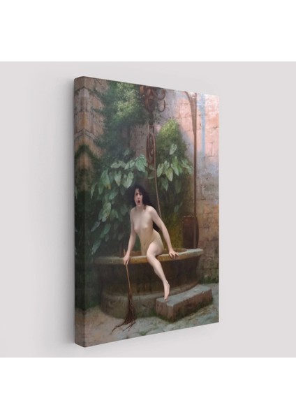 Jean-Léon Gérôme, Kuyusundan Çıkan Gerçek (La Vérité Sortant Du Puits) Kanvas TABLO-5277 fiyatları