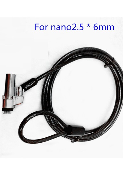 Bilgisayar Kilidi Dizüstü Bilgisayar Kilidi Hp Dizüstü Bilgisayar Güvenlik Anahtarı Kilidi Için 6mmx2.5mm Nano Kilit Deliği Için Uygundur (Yurt Dışından)
