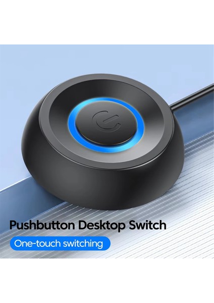 Bilgisayar Masaüstü Anahtarı 1.8m Pc Anakart Harici Başlatma Gücü LED Işık Düğmesi Uzatma Kablosu Yuvarlak Başlatma Anahtarı B (Yurt Dışından)