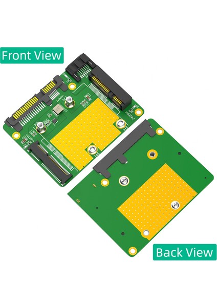 Masaüstü Bilgisayar Için Çift Msata Ssd'den Çift Sata3 Adaptör Kartı (Yurt Dışından)