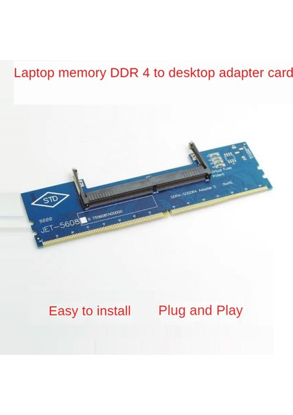 Bellek Çubuğu Test Adaptör Kartı Dizüstü Bilgisayar Ddr4 Bellek Çubuğu Test Adaptör Kartı Bellekten Masaüstü Ddr4'e Dönüştürücü Kart ile (Yurt Dışından) fiyatları